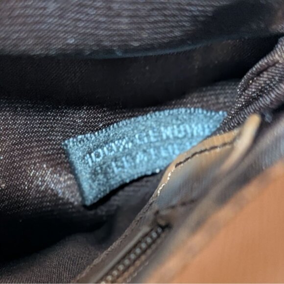 DKNY Soft Leather Bag Orange Chain Strap Crossbody/Shoulder Purse - Picture 4 of 15